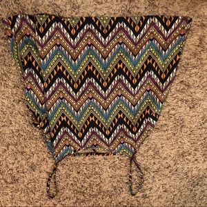 Printed fancy tank top